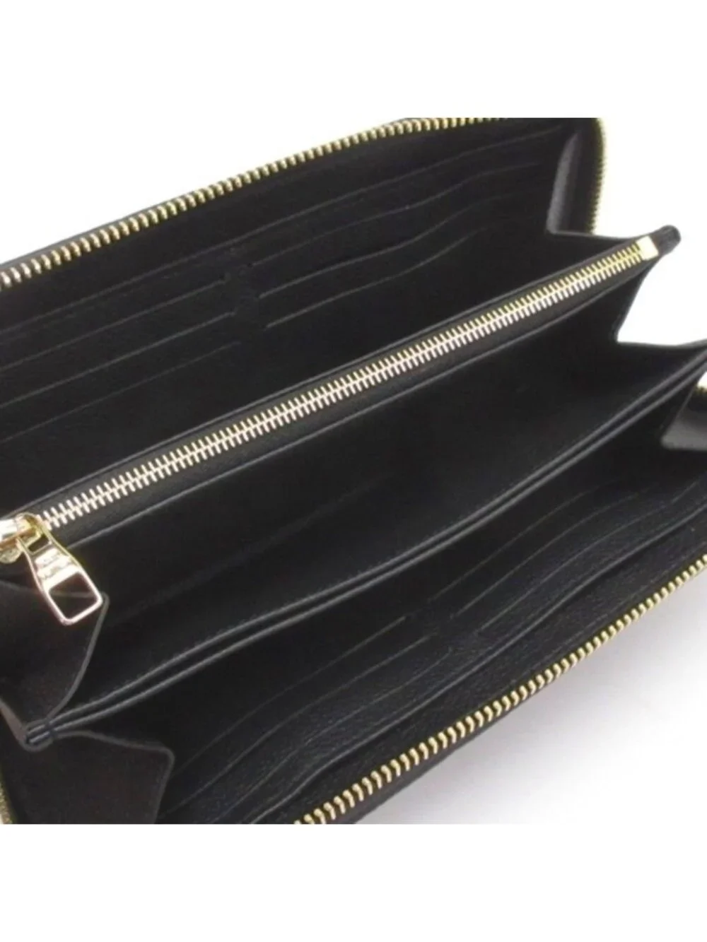 Louis Vuitton Empreinte Zippy Wallet Noir